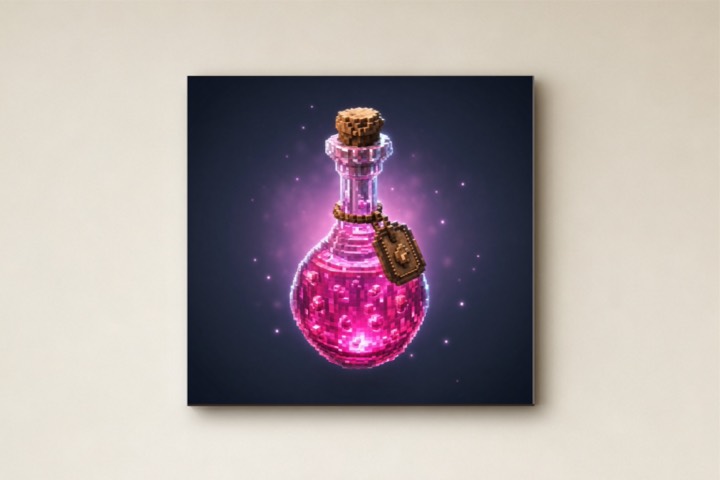 Potion Pixel Art Canvas